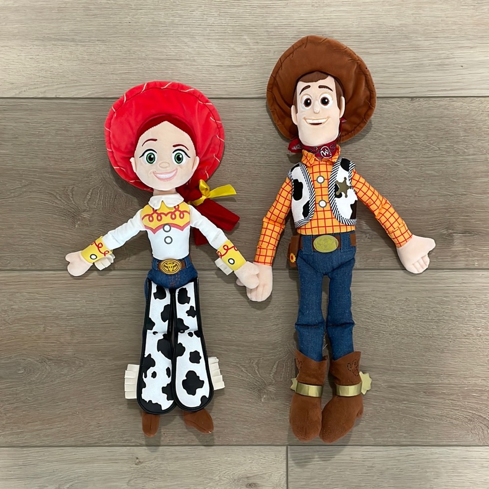 Woody and Jessie Disney Plush Toys